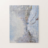 クロード・モネ – アルジェンテウイルの雪景色 ジグソーパズル (縦)