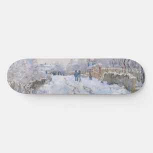 クロード・モネ – アルジェンテウイルの雪景色 スケートボード
