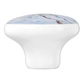 クロード・モネ – アルジェンテウイルの雪景色 セラミックノブ (側面)