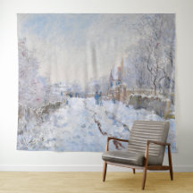 クロード・モネ – アルジェンテウイルの雪景色