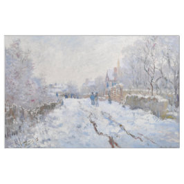 クロード・モネ – アルジェンテウイルの雪景色 ファブリック