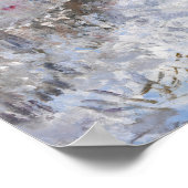 クロード・モネ – アルジェンテウイルの雪景色 ポスター (角)