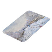 クロード・モネ – アルジェンテウイルの雪景色 マグネット (左側)