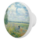 クロード・モネ – アルジェンテウイル近郊のポピー畑(1875) セラミックノブ (右)