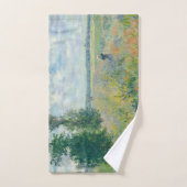 クロード・モネ – アルジェンテウイル近郊のポピー畑(1875) バスタオルセット (ハンドタオル)