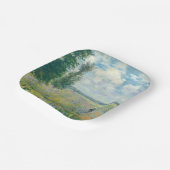 クロード・モネ – アルジェンテウイル近郊のポピー畑(1875) ペーパープレート (傾斜あり)