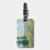 クロード・モネ – アルジェンテウイル近郊のポピー畑(1875) ラゲッジタグ (正面縦)