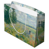 クロード・モネ – アルジェンテウイル近郊のポピー畑(1875) ラージペーパーバッグ (裏面アングル)