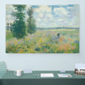 クロード・モネ – アルジェンテウイル近郊のポピー畑(1875) 横断幕 (トレードショー)