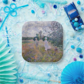 クロード・モネ – アルジェンテウイル近郊プロムナード ペーパープレート (パーティー)