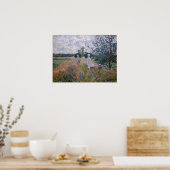 クロード・モネ – アルジェンテウイル近郊プロムナード ポスター (キッチン)