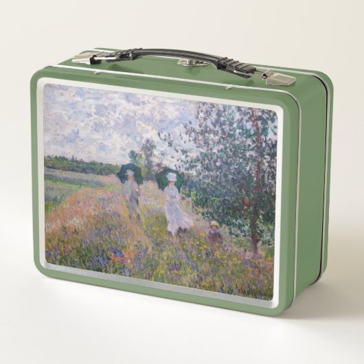 クロード・モネ – アルジェンテウイル近郊プロムナード メタルランチボックス (裏面)