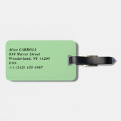 クロード・モネ – アルジェンテウイル近郊プロムナード ラゲッジタグ (裏面横)