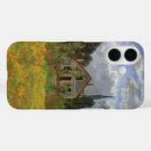 クロード・モネ「アルジャントゥイユの家々」ヴィンテージアート Case-Mate iPhoneケース (裏面 (横))