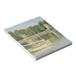 クロード・モネ「アルジャントゥイユの橋 (1874)」 ノートパッド