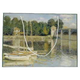 クロード・モネ『アルジャントゥイユの橋』(1874) ラージペーパーバッグ