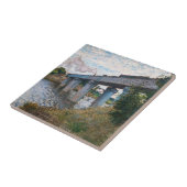 クロード・モネ - アルジャントゥイユの鉄道橋 タイル (側面)