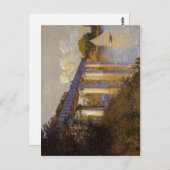 クロード・モネ『アルジャントゥイユの鉄道橋』 ポストカード (正面/裏面)