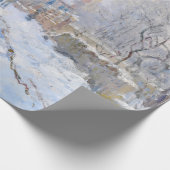 クロード・モネ - アルジャントゥイユの雪景色 ラッピングペーパー (角)