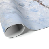 クロード・モネ - アルジャントゥイユの雪景色 ラッピングペーパー (ロールコーナー)