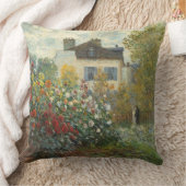 クロード・モネ|アルジャントゥーユの芸術家の庭 クッション (ブランケット)