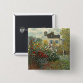 クロード・モネ|アルジャントゥーユの芸術家の庭 缶バッジ (正面&裏面)