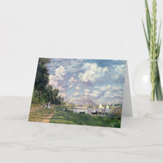 クロード・モネ|アルジャントゥーユ1872年のマリーナ カード (正面)