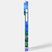 クロード・モネ・アート：ウォーター・リリー（赤） Case-Mate iPhoneケース (裏面 / 左)