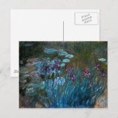クロード・モネ・イルズと水彩 ポストカード (正面/裏面)