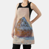 クロード・モネ – ウィートスタック、積雪効果、朝 エプロン (インサイチュ)