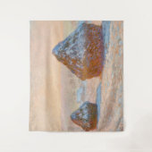 クロード・モネ – ウィートスタック、積雪効果、朝 タペストリー (正面)