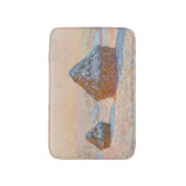 クロード・モネ – ウィートスタック、積雪効果、朝 バスマット (正面縦)