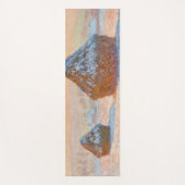 クロード・モネ – ウィートスタック、積雪効果、朝 ヨガマット (正面)