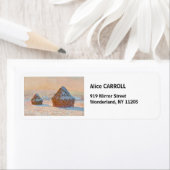 クロード・モネ – ウィートスタック、積雪効果、朝 ラベル (インサイチュ)