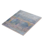 クロード・モネ|ウォータールー橋、日没のロンドン、 タイル (側面)