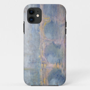 クロード・モネ ウォータールー橋、日没のロンドン、 iPhone 11 ケース