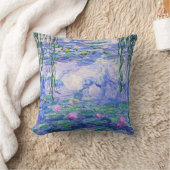 クロード・モネ・ウォーター・リリーフランスのズ印象派アート クッション (ブランケット)