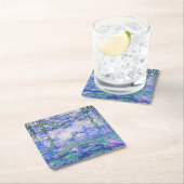 クロード・モネ・ウォーター・リリーフランスのズ印象派アート スクエアペーパーコースター (インサイチュ)