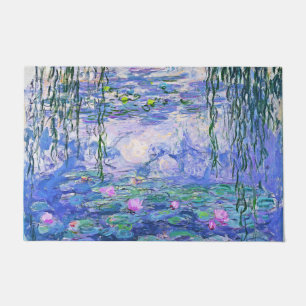 クロード・モネ・ウォーター・リリーフランスのズ印象派アート ドアマット