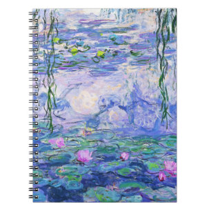 クロード・モネ・ウォーター・リリーフランスのズ印象派アート ノートブック