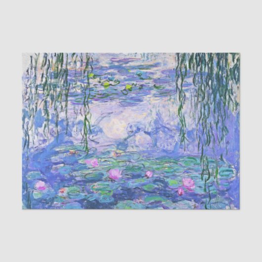 クロード・モネ・ウォーター・リリーフランスのズ印象派アート 薄葉紙 (正面)