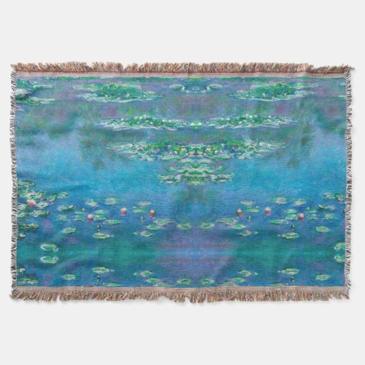 クロード・モネ・ウォーター・リリー スローブランケット (正面)