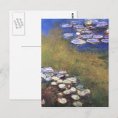 クロード・モネ・ウォーター・リリー ポストカード (正面/裏面)