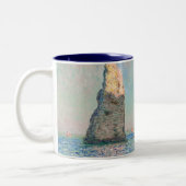 クロード・モネ - エトルタの崖 ツートーンマグカップ (左)
