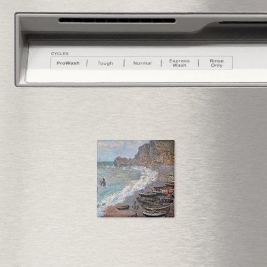 クロード・モネ - エトルタの海岸 マグネット (インサイチュ (食洗機))