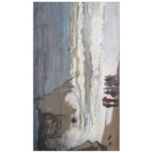 クロード・モネ - エトルタの荒波 テーブルクロス (正面)