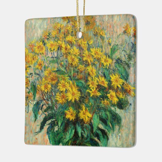 クロード・モネ – エルサレム・アーティチョーク花 セラミックオーナメント (左)