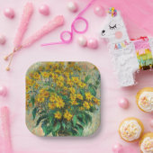 クロード・モネ – エルサレム・アーティチョーク花 ペーパープレート (パーティー)