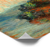 クロード・モネ – エルサレム・アーティチョーク花 ポスター (角)