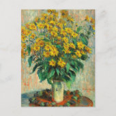 クロード・モネ – エルサレム・アーティチョーク花 ポストカード (正面)